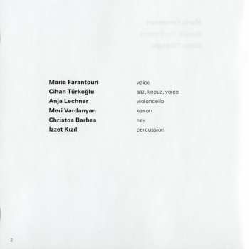 CD Maria Farandouri: Beyond The Borders