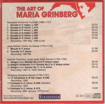 34CD/Doos Maria Grinberg: The Art Of Maria Grinberg
