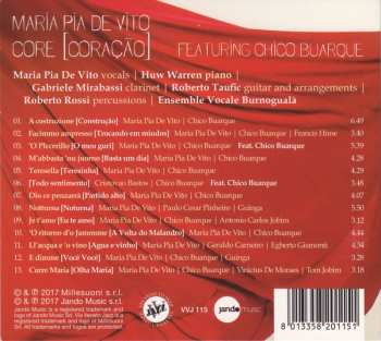 CD Maria Pia De Vito: Core [Coração]