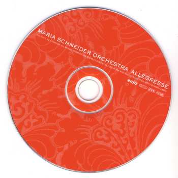 CD Maria Schneider Orchestra: Allégresse