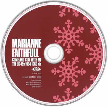 CD Marianne Faithfull: Come And Stay With Me - The UK 45s 1964-1969