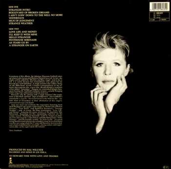 LP Marianne Faithfull: Strange Weather