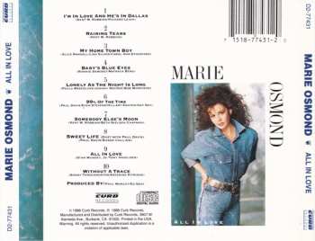 CD Marie Osmond: All In Love