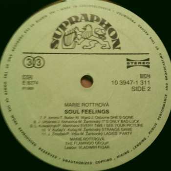 LP Marie Rottrová: Soul Feelings