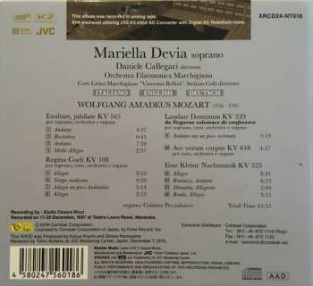 CD Daniele Callegari: Mariella Devia Sings Mozart