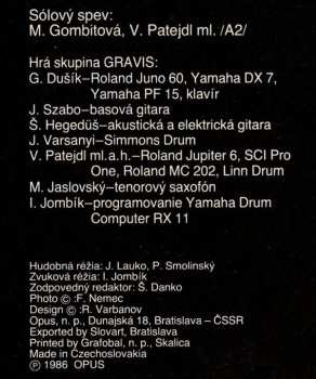 LP Marika Gombitová: Voľné Miesto V Srdci