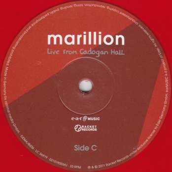 4LP Marillion: Live from Cadogan Hall LTD | CLR