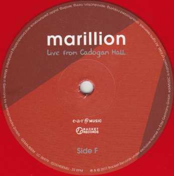 4LP Marillion: Live from Cadogan Hall LTD | CLR