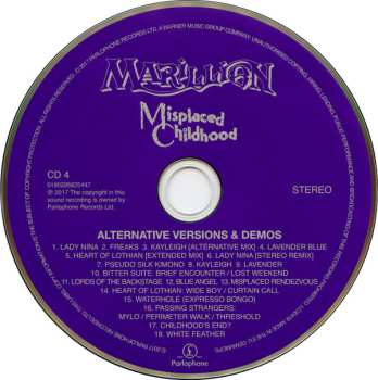 4CD/Blu-ray Marillion: Misplaced Childhood DLX | LTD