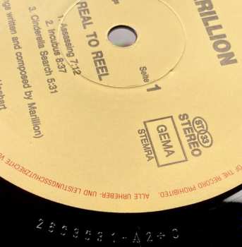 LP Marillion: Real To Reel