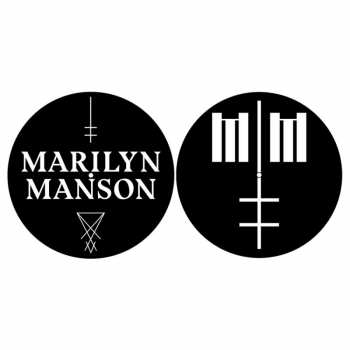 Merch Marilyn Manson: Slipmat Set Logo Marilyn Manson/cross