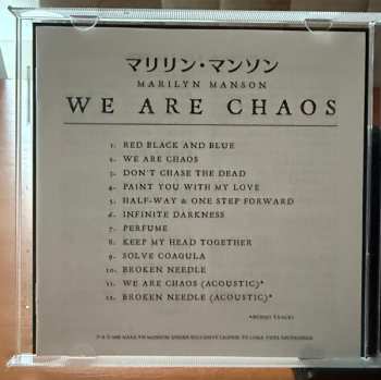 CD Marilyn Manson: We Are Chaos