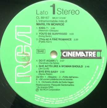 LP Marilyn Monroe: L'Intramontabile Mito Di Marilyn