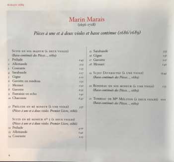 CD Marin Marais: Marais 1689: Pièces À Une Et À Deux Violes Et Basse Continue 