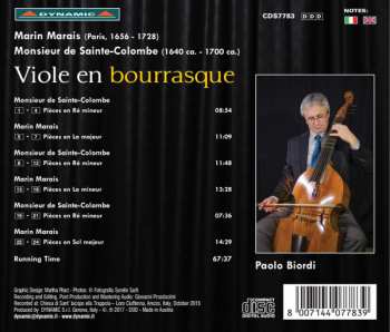 CD Marin Marais: Viole En Bourrasque (Pièces Pour Basse de Viole Seule)