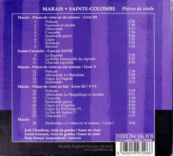 CD/DVD Marin Marais: Pièces de Viole