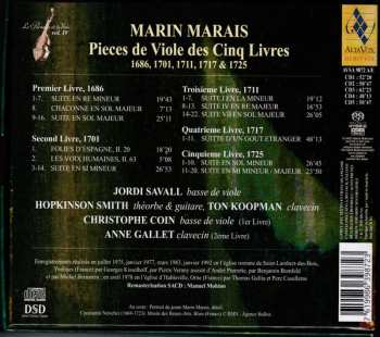 Doos/5SACD Christophe Coin: Pièces De Viole Des Cinq Livres (1686 - 1725)