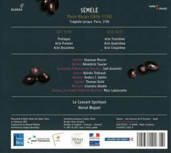 2CD Hervé Niquet: Sémélé (Tragédie Lyrique, Paris, 1709)