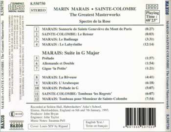 CD Marin Marais: The Greatest Masterworks (Les Plus Grands Chefs-D'oeuvre)