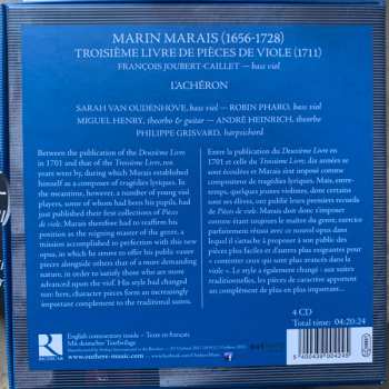 4CD/Doos Marin Marais: Troisième livre de pièces de viole