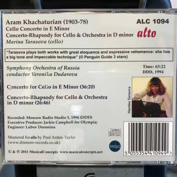 CD Aram Khatchaturian: Cello Concerto / Concerto-Rhapsody For Cello