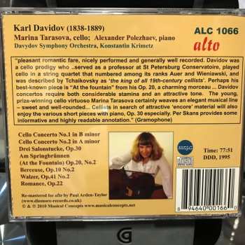 CD Marina Tarasova: Davidov Cello Concertos