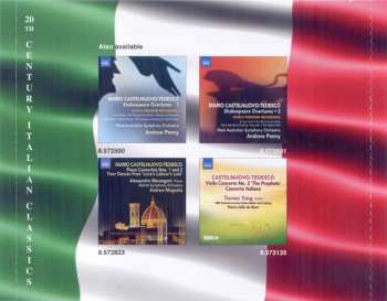 CD Mario Castelnuovo Tedesco: Cello Concertos