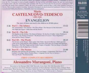 CD Mario Castelnuovo Tedesco: Evangélion (The Story Of Jesus)