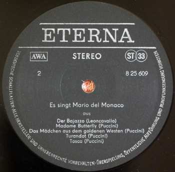 LP Mario del Monaco: Es Singt Mario Del Monaco