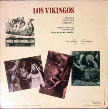 LP Mario Nascimbene: Los Vikingos (The Vikings) (Banda Sonora Original De La Película)