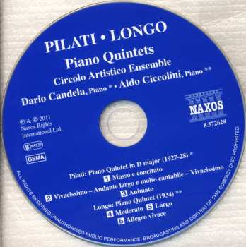 CD Aldo Ciccolini: Piano Quintets