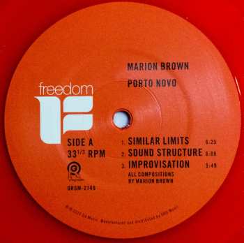 LP Marion Brown: Porto Novo LTD | CLR