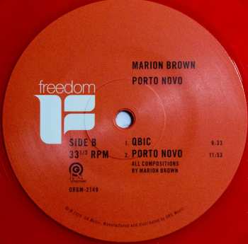 LP Marion Brown: Porto Novo LTD | CLR