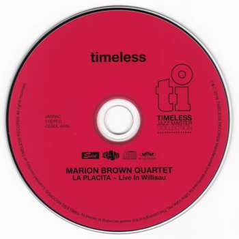 CD Marion Brown Quartet: La Placita (Live In Willisau) LTD