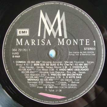 LP Marisa Monte: MM