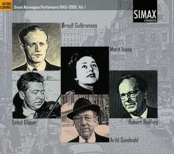 CD Robert Riefling: Great Norwegian Performers 1945-2000, Vol. 1