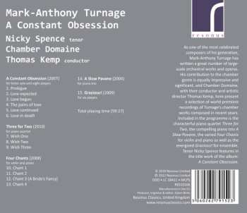 CD Mark-Anthony Turnage: A Constant Obsession