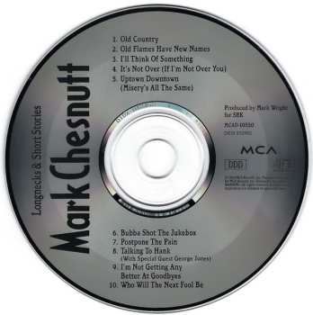CD Mark Chesnutt: Longnecks & Short Stories