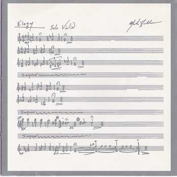 CD Mark Feldman: Music For Violin Alone