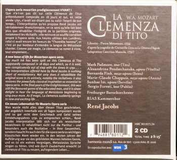 2CD/Doos Wolfgang Amadeus Mozart: La Clemenza Di Tito