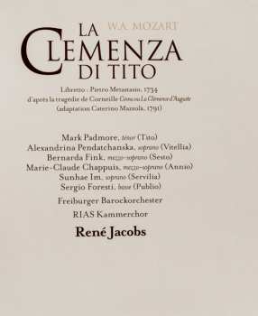 2CD/Doos Wolfgang Amadeus Mozart: La Clemenza Di Tito