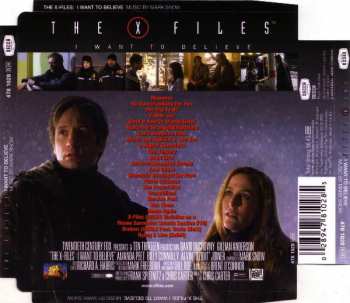 CD Mark Snow: The X Files - I Want To Believe (Original Motion Picture Soundtrack)