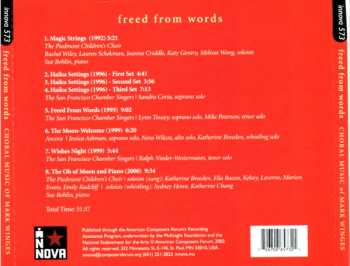 CD Mark Winges: Freed From Words (Choral Music Of Mark Winges)