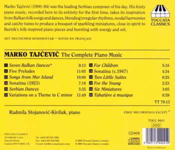 CD Marko Tajčević: The Complete Piano Music