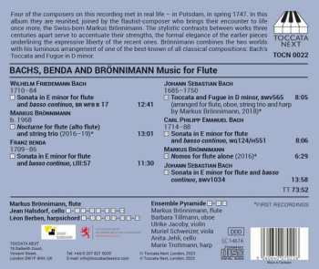CD Léon Berben: Bachs, Benda And Brönnimann (Music For Flute)
