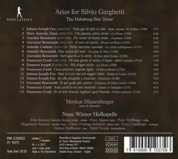 CD Markus Miesenberger: Arias For Silvio Garghetti: The Habsburg Star Tenor