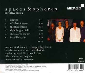 CD Markus Stockhausen: Spaces & Spheres