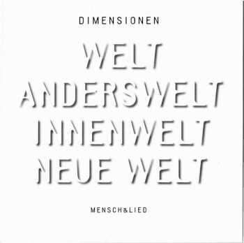 4CD/Doos Marlis Petersen: Dimensionen (Mensch&Lied)