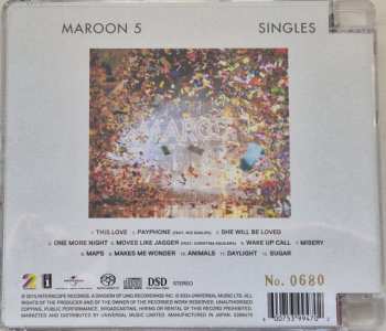 SACD Maroon 5: Singles (Limited Numbered Edition) LTD | NUM