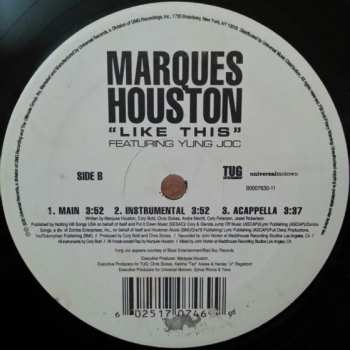 LP Marques Houston: Favorite Girl / Like This